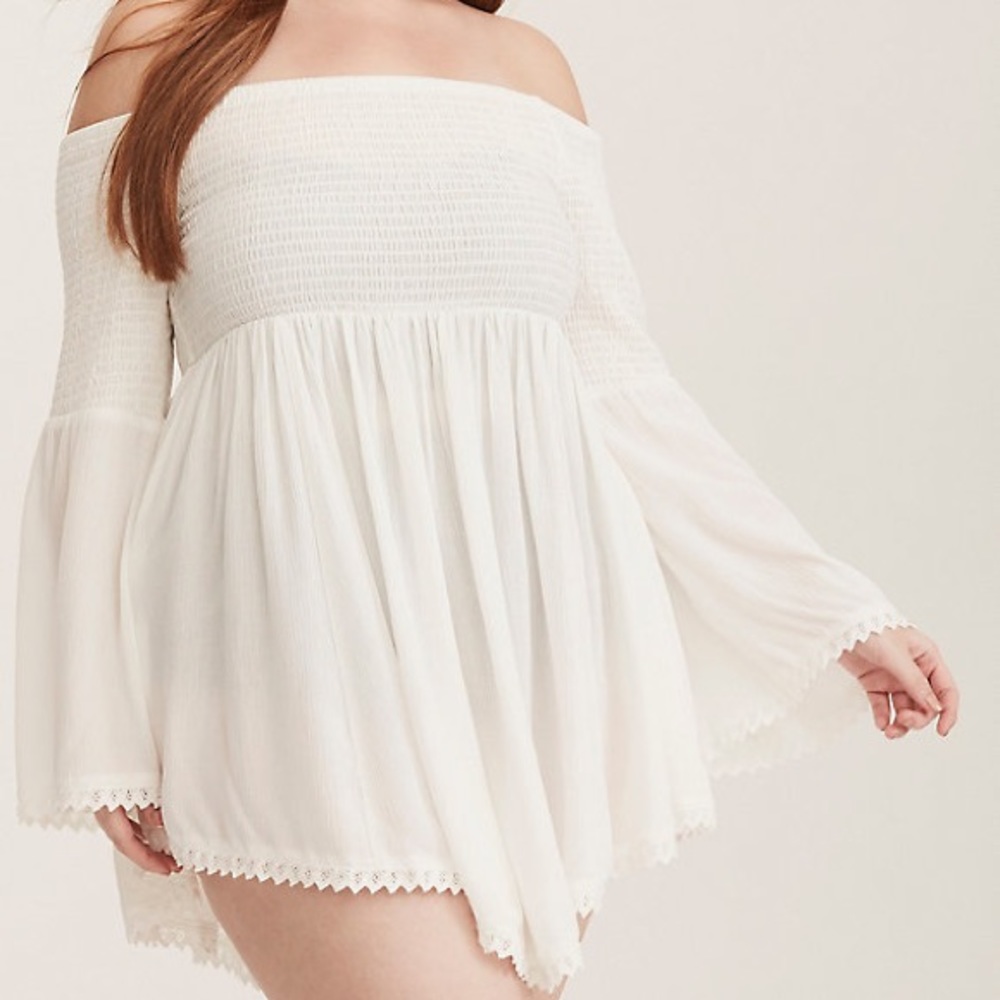 Torrid off the shoulder dress